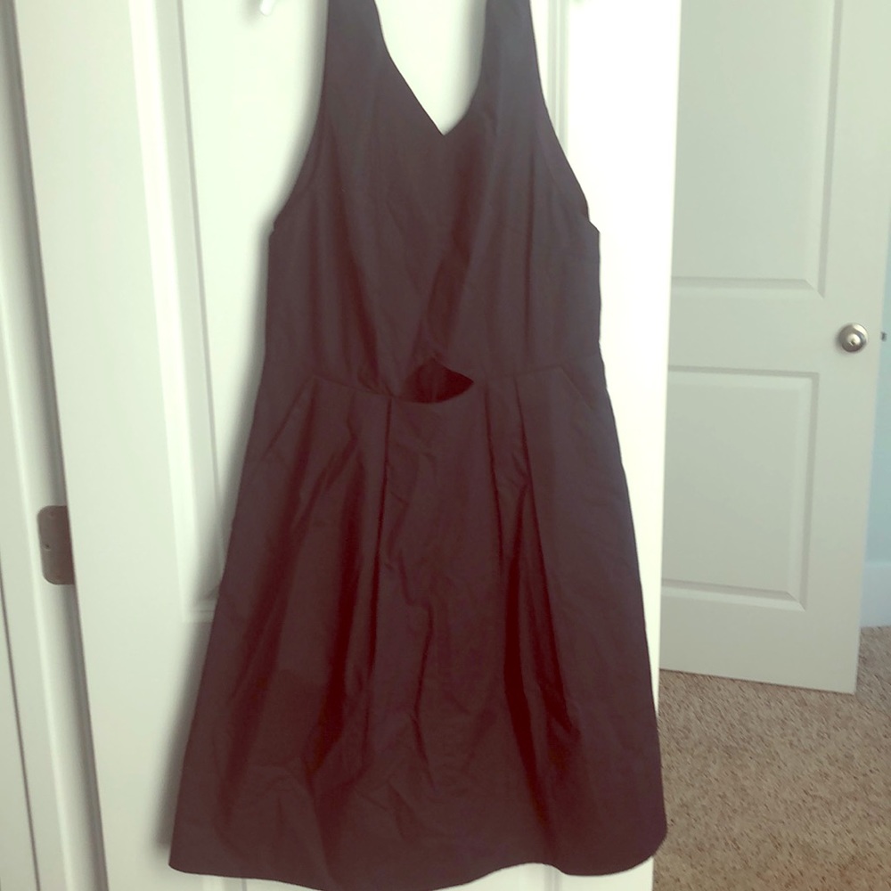 Madewell Navy Dress with Cutout